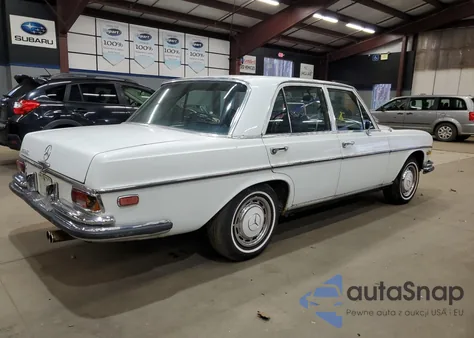 1970 Mercedes Benz 280Se z USA, uszkodzony, nr VIN 10801812048562